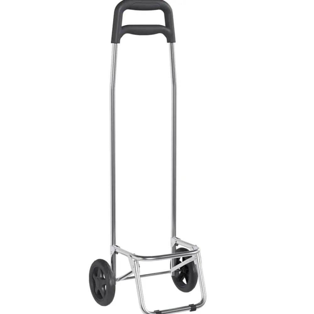 vidaXL Carro de compras 35 x 28 x 92 cm Tela Oxford Negro Online