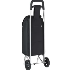 vidaXL Carro de compras 35 x 28 x 92 cm Tela Oxford Negro Online