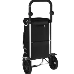 vidaXL Maletas Y Bolsos De Viaje-Carro de compras 36,5 x 46,5 x 100,5 cm Tela Oxford
