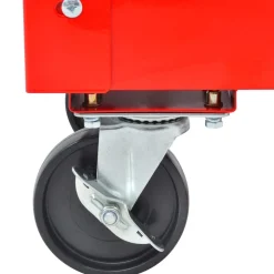 vidaXL Herramientas-Carro de herramientas Rojo 70.5 x 37 x 71 cm Acero