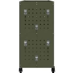vidaXL Accesorios De Bricolaje-Carro de herramientas con estante 75 x 35 x 73 cm