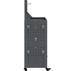 vidaXL Carro de herramientas con estante 65 x 35 x 111 cm Antracita