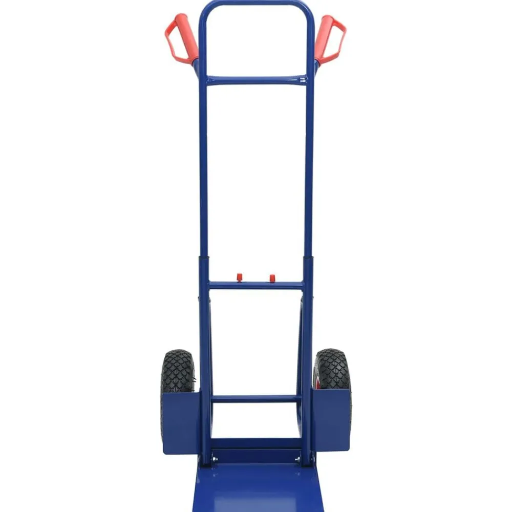 vidaXL Herramientas-Carro de mano extensible y Rojo 49,5 x 53 x 114 cm Acero