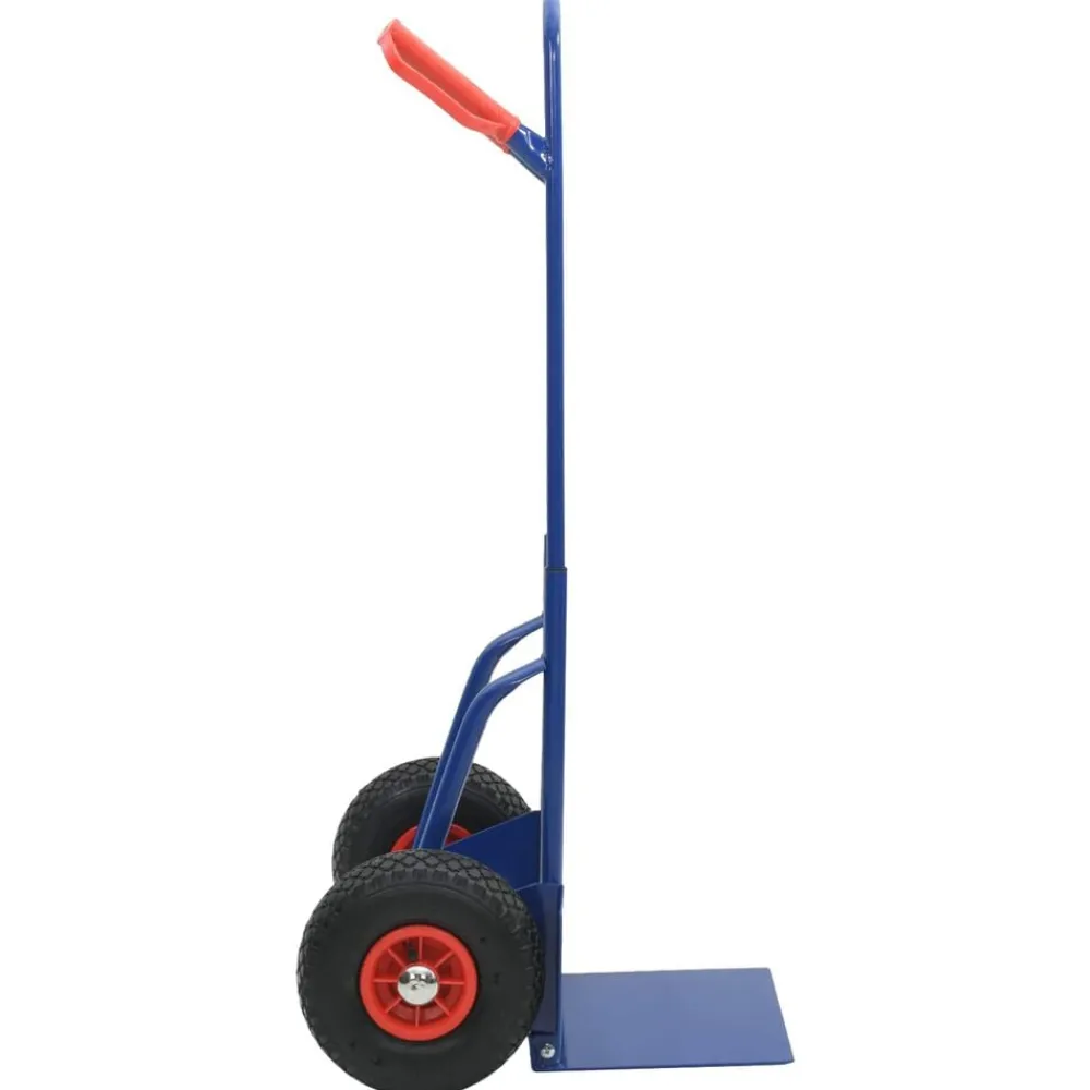 vidaXL Herramientas-Carro de mano extensible y Rojo 49,5 x 53 x 114 cm Acero