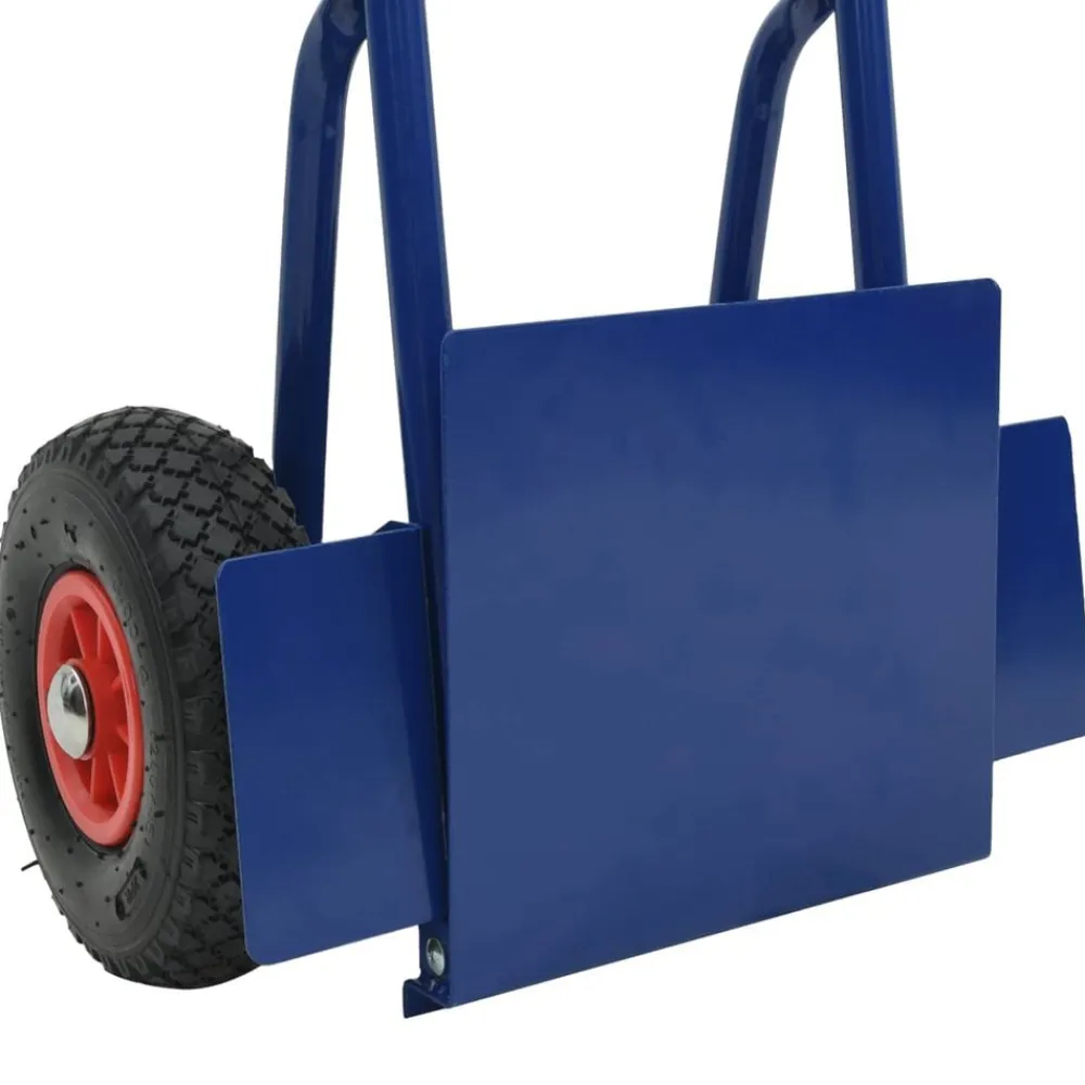 vidaXL Herramientas-Carro de mano extensible y Rojo 49,5 x 53 x 114 cm Acero