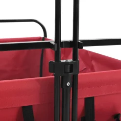 vidaXL Herramientas-Carro de Mano Plegable 89 x 63 x 96 cm Acero y Tela Oxford