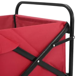 vidaXL Herramientas-Carro de Mano Plegable 89 x 63 x 96 cm Acero y Tela Oxford