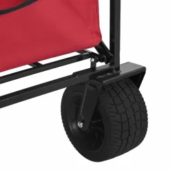 vidaXL Herramientas-Carro de Mano Plegable 89 x 63 x 96 cm Acero y Tela Oxford