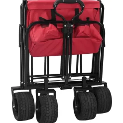 vidaXL Herramientas-Carro de Mano Plegable 89 x 63 x 96 cm Acero y Tela Oxford