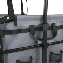vidaXL Herramientas-Carro de Mano Plegable 105 x 56.5 x 116 cm Tela Oxford