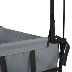 vidaXL Herramientas-Carro de Mano Plegable 105 x 56.5 x 116 cm Tela Oxford