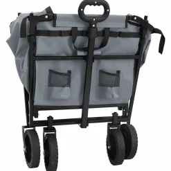 vidaXL Herramientas-Carro de Mano Plegable 105 x 56.5 x 116 cm Tela Oxford