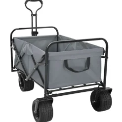 vidaXL Carro de Mano Plegable 89 x 63 x 96 cm Gris Online