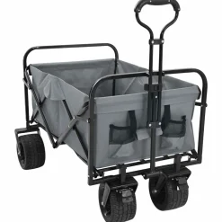 vidaXL Carro de Mano Plegable 89 x 63 x 96 cm Gris Online