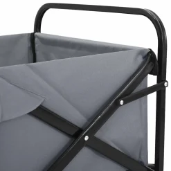 vidaXL Carro de Mano Plegable 89 x 63 x 96 cm Gris Online