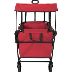 vidaXL Herramientas-Carro de Mano Plegable 105 x 56.5 x 116 cm Tela Oxford