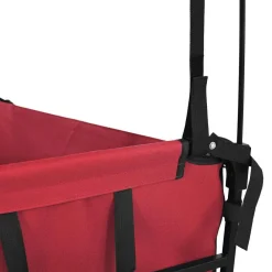 vidaXL Herramientas-Carro de Mano Plegable 105 x 56.5 x 116 cm Tela Oxford