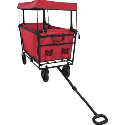 vidaXL Herramientas-Carro de Mano Plegable 105 x 56.5 x 116 cm Tela Oxford