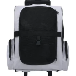 vidaXL Carro plegable para mascotas multiusos Gris Discount