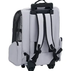 vidaXL Carro plegable para mascotas multiusos Gris Discount