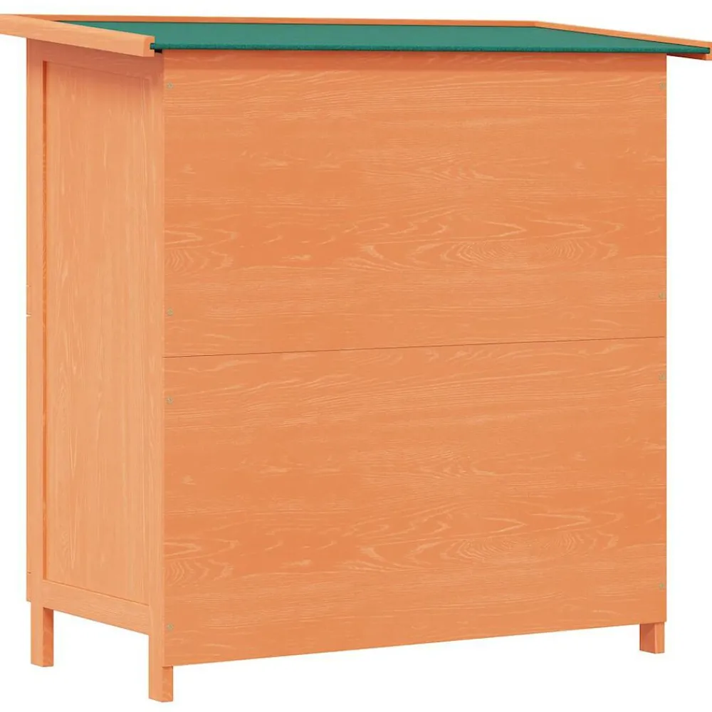 vidaXL Casa de animales pequeños jaula conejera 4 puertas madera Latón Sale