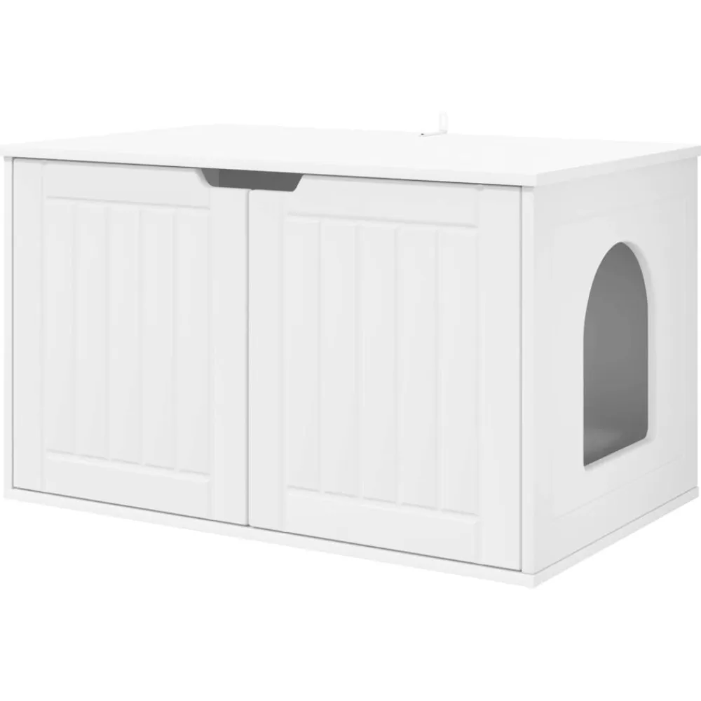 vidaXL Productos Para Mascotas-Casa para Gatos 85 x 55 x 50,5 cm Madera de ingeniería