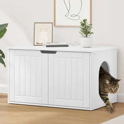 vidaXL Productos Para Mascotas-Casa para Gatos 85 x 55 x 50,5 cm Madera de ingeniería