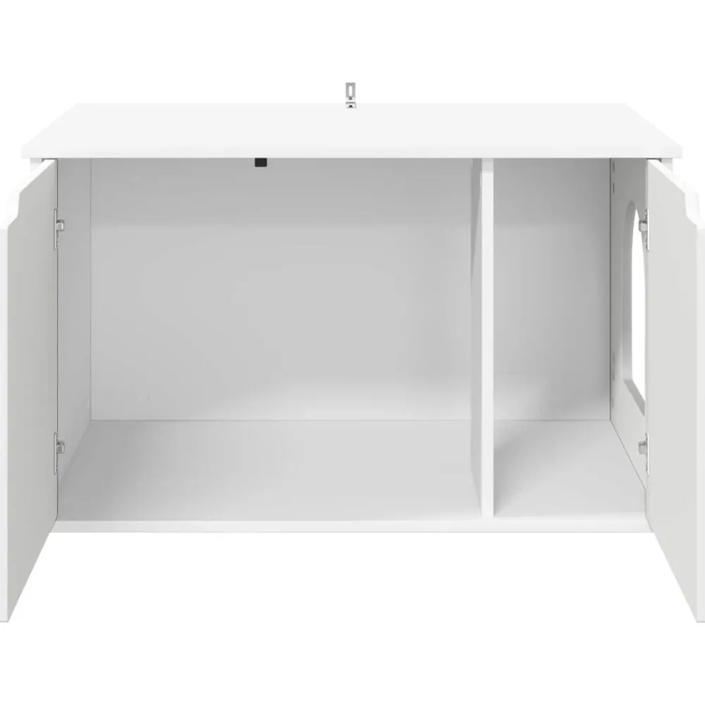 vidaXL Productos Para Mascotas-Casa para Gatos 85 x 55 x 50,5 cm Madera de ingeniería