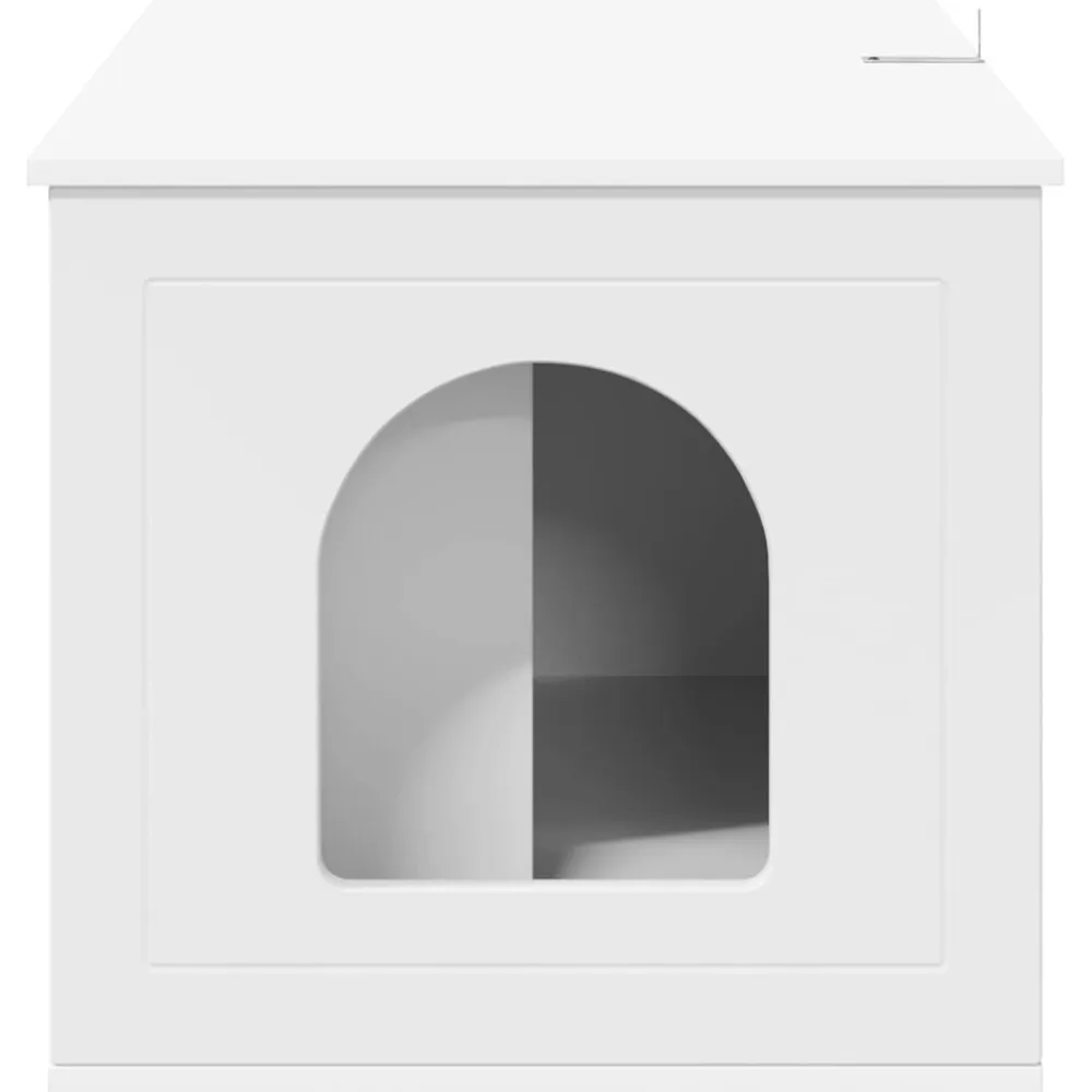 vidaXL Productos Para Mascotas-Casa para Gatos 85 x 55 x 50,5 cm Madera de ingeniería