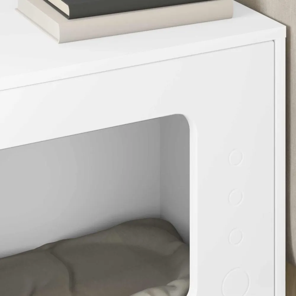 vidaXL Productos Para Mascotas-Casa para Gatos 51 x 30 x 42 cm Madera de ingeniería