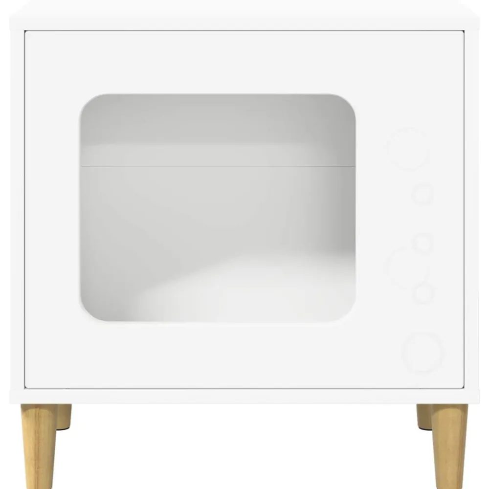 vidaXL Productos Para Mascotas-Casa para Gatos 51 x 30 x 52 cm Madera de ingeniería