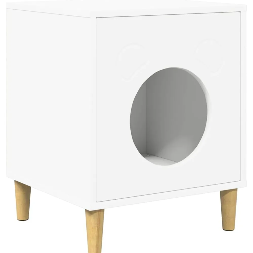 vidaXL Productos Para Mascotas-Casa para Gatos 42,5 x 40 x 53 cm Madera de ingeniería