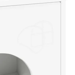 vidaXL Productos Para Mascotas-Casa para Gatos 42,5 x 40 x 53 cm Madera de ingeniería