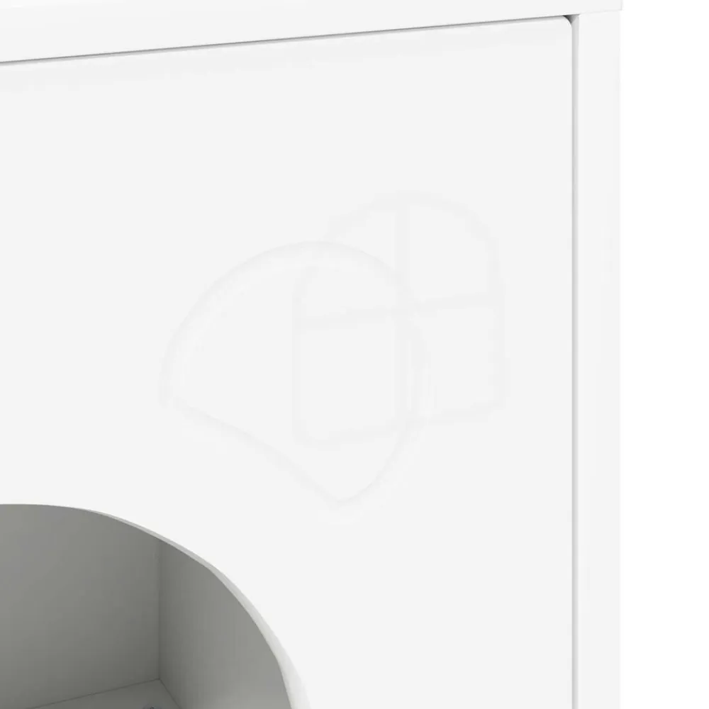 vidaXL Productos Para Mascotas-Casa para Gatos 42,5 x 40 x 53 cm Madera de ingeniería
