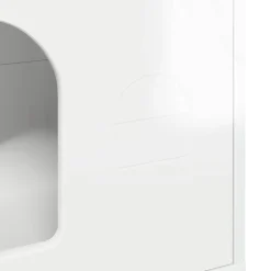 vidaXL Productos Para Mascotas-Casa para Gatos 51 x 30 x 52 cm Madera de ingeniería