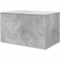 vidaXL Productos Para Mascotas-Casa para Gatos Concreto 85 x 55 x 50 cm Madera de ingeniería