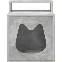 vidaXL Casa para Gatos Concreto 42,5 x 40 x 53,5 cm Gris hormig&oacute;n Clearance