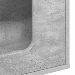 vidaXL Casa para Gatos Concreto 51 x 30 x 42,5 cm Madera de ingeniería Gris hormig&oacute;n New
