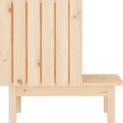 vidaXL Productos Para Mascotas-Casa para gatos de madera maciza de pino 60x36x60 cm