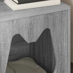 vidaXL Casa para Gatos 42,5 x 40 x 53,5 cm Gris sonoma Best