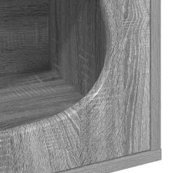 vidaXL Casa para Gatos 42,5 x 40 x 53,5 cm Gris sonoma Best