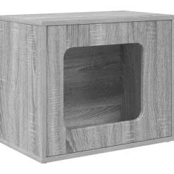 vidaXL Casa para Gatos 51 x 30 x 42,5 cm Gris sonoma