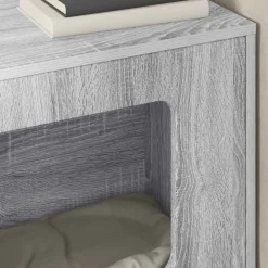 vidaXL Casa para Gatos 51 x 30 x 52 cm Gris sonoma Sale