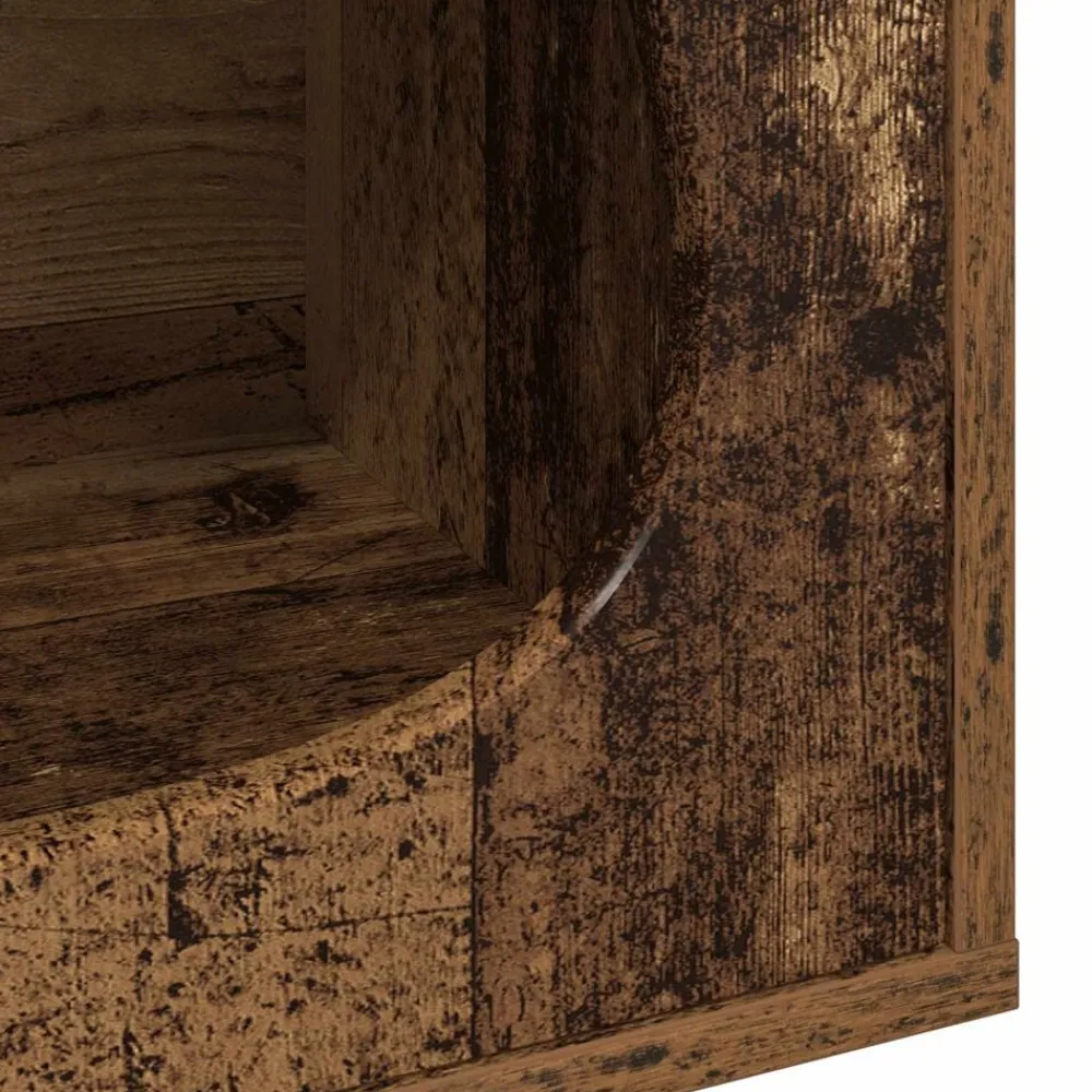 vidaXL Casa para Gatos Madera vieja 42,5 x 40 x 53,5 cm Madera envejecida Outlet