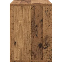 vidaXL Casa para Gatos Madera vieja 51 x 30 x 42,5 cm Madera envejecida Outlet