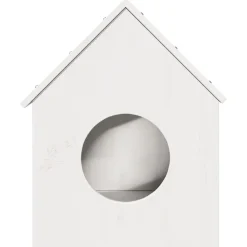 vidaXL Productos Para Mascotas-Casa para gatos madera maciza pino blanca 41x50x50 cm