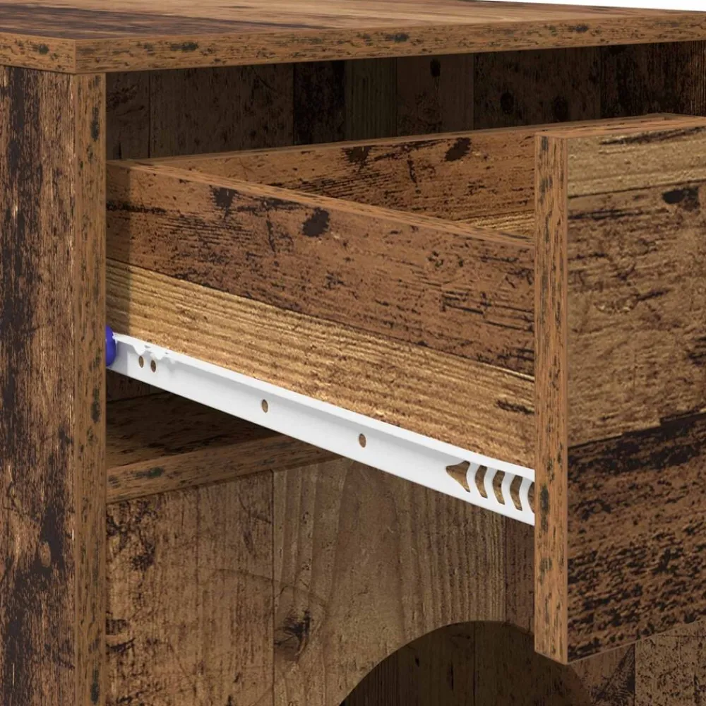 vidaXL Productos Para Mascotas-Casa para Gatos Madera vieja 72 x 42.5 x 70 cm