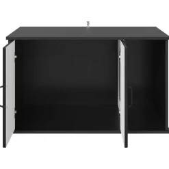 vidaXL Productos Para Mascotas-Casa para Gatos 85 x 55 x 50 cm Madera de ingeniería