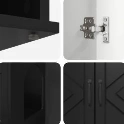 vidaXL Productos Para Mascotas-Casa para Gatos 85 x 55 x 50 cm Madera de ingeniería