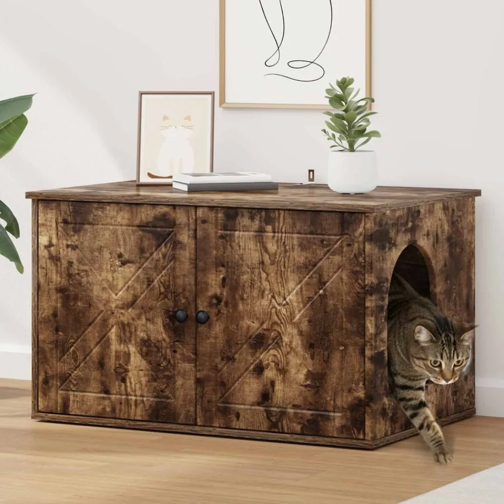 vidaXL Productos Para Mascotas-Casa para Gatos 85 x 55 x 50 cm